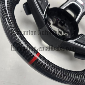 Volante Deportivo de Fibra de Carbono y Alcántara en Oferta para Modelos Audi A3 A4 A4L A5 A7L A8 Q5 Q7 B9 A6 R8 - Product Image 6