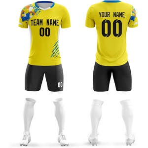 Customizable <b>Soccer</b> Uniform 100% Polyester Quick Dry & Breathable Custom Colors/Logos/Team Names - Product Image 1