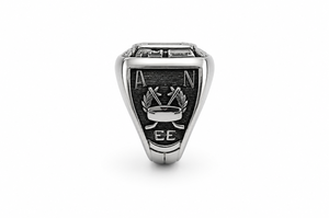 Bague de championnat personnalisée pour hommes en acier inoxydable moderne 2016 H State Champions, personnalisée en argent, pour équipe sportive de victoire - Product Image 2