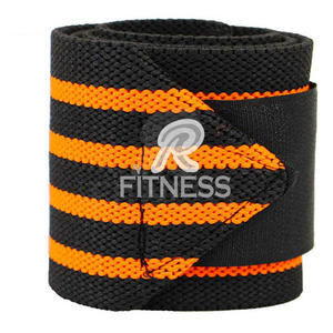 Sangles de soutien élastiques pour poignets avec logo personnalisé, pour la musculation, la gym, le powerlifting, l'entraînement - Product Image 2