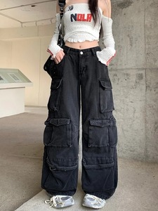 Top trending style high quality Women Cargo Trousers Custom logo Latest Design All Colors Fashionable durable Women Cargo Trous - Product Image 5
