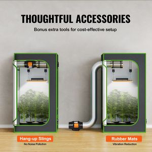 Ventilador de Extracción de Aire en Línea de 6 Pulgadas con Motor AC, 400 CFM, Controlador de Velocidad Variable, Silencioso, Flujo Axial, Potenciador de Refrigeración - Product Image 3