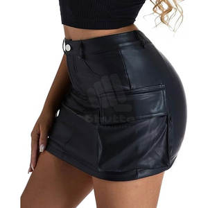 Custom Made Wholesale <b>Women's</b> <b>Leather</b> <b>Shorts</b>-Breathable Eco-Friendly Genuine <b>Leather</b> New Design Customizable Color & OEM Service - Product Image 3