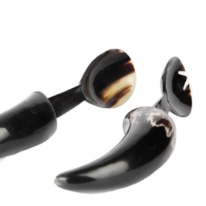 Ensemble de couverts à salade en corne de buffle naturelle au design moderne par Royal Artisans pour la maison, hôtel et restaurant pour les cadeaux. - Product Image 5