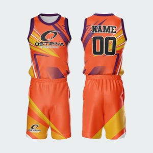 2026 Basketball Uniforms Customized Sleeveless Jersey Shorts Set 100% Polyester Material Front Logo Quick Dry Custom Team <b>Name</b> - Product Image 5