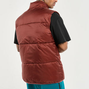 Chalecos sin mangas para hombre OEM, chaleco acolchado con cremallera, ropa exterior de alta calidad, transpirable para invierno, muy vendido, estilo urbano. - Product Image 3