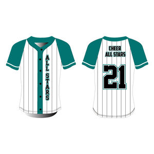 Camisetas de Béisbol Personalizadas con Estampado y Bordado, Transpirables, Cuello en V, Color Personalizado, Uniformes de Béisbol Unisex para Equipos, Nuevas - Product Image 3
