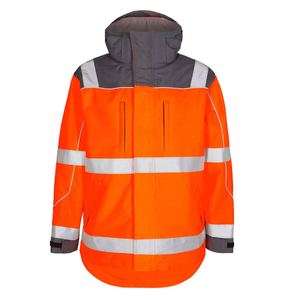High Quality Men's Winter Soft-shell Jackets High Visibility Construction Reflective <b>Tape</b> Breathable Safety Working Jacket - Product Image 3