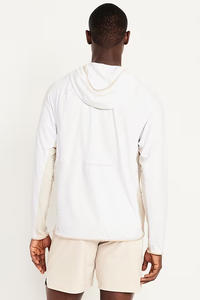 เสื้อสเวตเชิ้ตถักแขนยาวมีฮู้ดสีขาวพรีเมียม ดีไซน์เรียบง่าย สีพื้น ทรงปกติ ใส่ได้ทั้งชายและหญิง สีขาว - Product Image 2