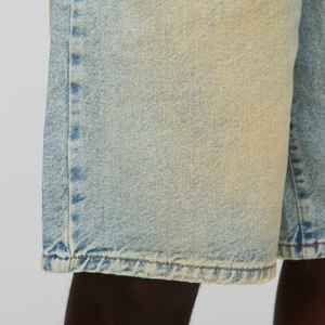 High Quality Casual Straight Mid Waist Men's Denim Shorts Summer Windproof Custom Logo Wholesale OEM <b>Service</b> - Product Image 6