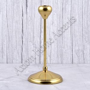 Échantillon gratuit Bougeoir en métal de luxe moderne de conception gratuite Bougie personnalisée Bocaux plaqués or de luxe pour la fabrication de bougies - Product Image 5