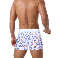 Caleçons Boxers Confortables pour Hommes Sans Coutures, Taille Mi-Haute, en Modal Tricoté Respirant, Vente en Gros, Logo Personnalisé, OEM 2026, Couleurs Personnalisées