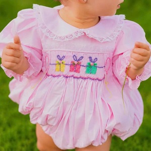Vestido Dulce de Otoño para Bebés Niñas, Ropa de Bebé Súper Linda de Manga Larga para Primavera y Otoño, Mono Ajustado - Product Image 1