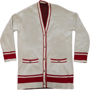 เสื้อสเวตเตอร์คาร์ดิแกนเสื้อสเวตเตอร์ถักชมรมออกแบบได้ตามต้องการ - Product Image 1