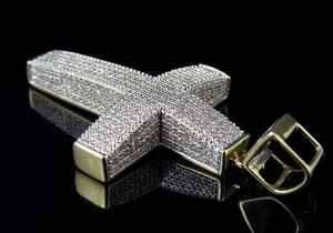 Colgante de Cruz de Moissanita Más Vendido, Estilo Hip Hop para Hombre y Mujer, Joyería de Moda Urbana con Moissanita VVS Iced Out en Oferta - Product Image 5