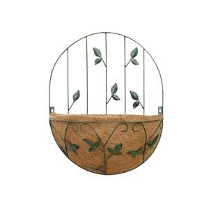 Vase à fleurs Coco Liner très vendu, seau rustique de style campagnard français avec poignée, pour plante suspendue à la maison - Product Image 5