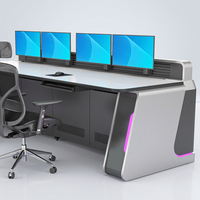 Console de Commande Ergonomique pour Centre de Déploiement - Poste de Travail pour Salle de Contrôle - Système de Mobilier pour Centre de Commande