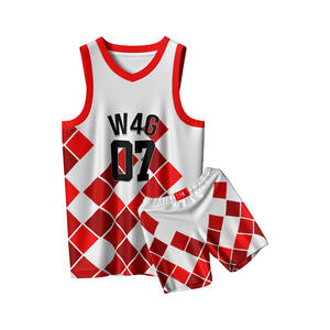 Uniformes de Baloncesto Personalizados para Hombre, Reversibles, sin Mangas, Sublimados por Delante, Transpirables, de Malla 100% Poliéster que Absorbe la Humedad - Product Image 1