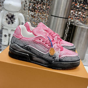 Chaussures de luxe de qualité supérieure pour femmes, chaussures de créateurs, marques célèbres, chaussures de luxe originales avec logo, baskets pour hommes, vente en gros - Product Image 5