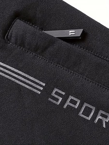 High Quality Lightweight Breathable Spandex/Polyester <b>Wind</b> <b>Breaker</b> Tracksuit Men's Solid Color Turn-down Collar Casual Hoodie - Product Image 4