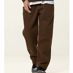 Pantalones Casuales Vintage de Felpa Francesa, Pantalones Deportivos con Capucha y Pantalones de Chándal para Hombre, 100% Algodón, Pantalones Deportivos de Algodón Grueso para Hombre - Product Image 1