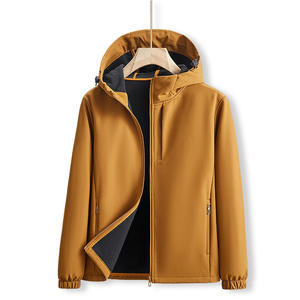 Chaqueta Softshell para Hombre, Cortavientos, Repelente al Agua, Transpirable, Ligera, para Senderismo, Camping, Deportes al Aire Libre, para Todo Tipo de Clima - Product Image 3