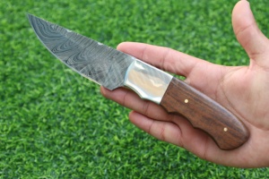 Cuchillos de Acero de Damasco de Alta Calidad, Forjados, de Grado Industrial, con Hoja Recta, Fijos, de 22 cm, para Exteriores, para Revendedores, Precios de Fábrica - Product Image 4