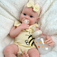 Poupée Reborn Bébé Fille Réaliste en Silicone Corps Entier Babeside 16'' Maddie – Grande Vente, Expédition Rapide, Faible MOQ, Direct Usine