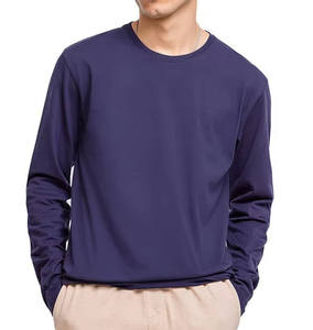 T-shirt décontracté à manches longues de qualité supérieure 230 g/m² en coton léger, vente en gros, usage quotidien, t-shirt à manches longues pour homme - Product Image 6