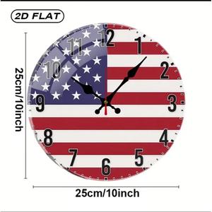 Coastal Design Wall Clock With Ocean Wave Design <b>Gold</b> <b>Numbers</b> And Hands Round Shape Decorative Clock For Modern Home - Product Image 3