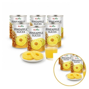 Delicious Vietnam Manufacturer Supply Top Selling Canned Pineapple in Pineapple Juice Packed in 20oz Can - Product Image 2