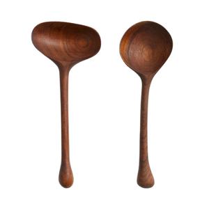 Custom <b>Small</b> Mini Long Handle Mixing Acacia Wooden Coffee Spoon Set for Powder Spoon Kitchen and Party Food Serving Spoons - Product Image 1