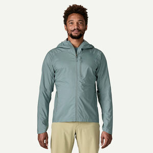 Custom Wholesale Men's Waterproof <b>Lightweight</b> Hooded Windbreaker <b>Jacket</b> Outdoor Sports <b>Running</b> Hiking Windproof Thin Coat 2026 - Product Image 1