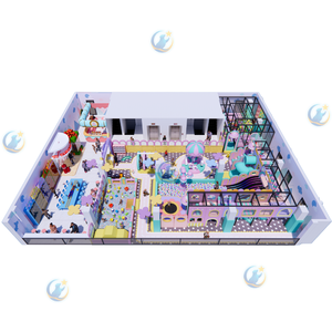 Parque Infantil Interior de Alta Resistencia, Estructura de Juego Suave, Piscina de Pelotas, Tobogán, Muro de Escalada, Gran Capacidad, Tamaño Personalizable, para 20-30 Niños - Product Image 5