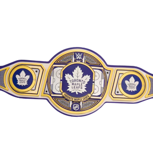 เข็มขัดแชมป์ทีมโตรอนโต เมเปิลลีฟส์ คุณภาพสูง เข็มขัดแชมป์มวยปล้ำ ของสะสมสำหรับแฟน NHL เข็มขัดกีฬาแบบปรับแต่งได้ - Product Image 2