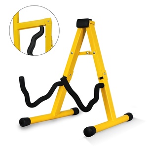 Support de guitare à 5 cœurs en forme de A avec bras en mousse souple et caoutchouc antidérapant pour guitare acoustique, électrique et basse - Product Image 1