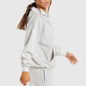 Ensemble sweat à capuche unisexe oversize 2026 – Couleur unie, molleton de coton, décontracté, pour l'automne, avec poches, respirant, coupe classique - Product Image 4