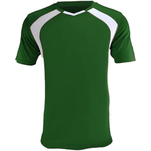 T-shirt décontracté pour homme, vert, manches courtes, col rond, coupe classique, tissu tricoté, 100% coton, sportif, séchage rapide - Product Image 1
