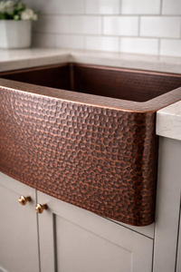 copper <b>basin</b> germ resistant copper sink healthy material copper <b>basin</b> safe usage copper sink eco conscious - Product Image 6