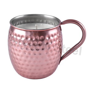 Portavelas de Cobre MHM para Velas de Té Aromáticas para Navidad, Pascua, Cumpleaños, San Valentín, Diwali, Bares y Festividades - Product Image 1