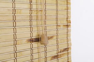 Traditional Bamboo <b>Roller</b> Blind Horizontal Weave Light Filtering Design - Product Image 5
