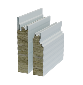 Prock Bảng điều khiển bên ngoài tường đá len lõi tiết kiệm năng lượng cách nhiệt Sandwich Panel cho công nghiệp kho xây dựng logictics - Product Image 1