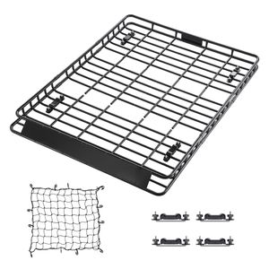 Portapacchi Universale in Lega 64 X 50 X 4.1, Portabagagli da Tetto con Capacità Massima 150 Libbre, Due Reti Portabagagli 35.4 X 39.4 - Product Image 1