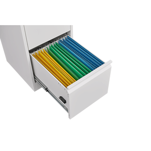 Armadietto Verticale in Metallo a 3 Cassetti per Archiviazione, Chiudibile a Chiave, in Acciaio, per Ufficio e Casa, Formato A4/Letter - Product Image 3