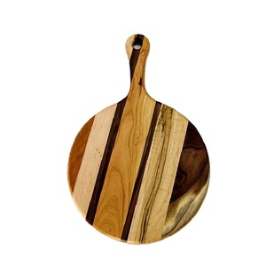 Planche à découper en bois d'acacia massif de qualité supérieure, très vendue, résistante au lave-vaisselle, ustensile de cuisine pour la viande, taille, forme et couleur personnalisables - Product Image 6