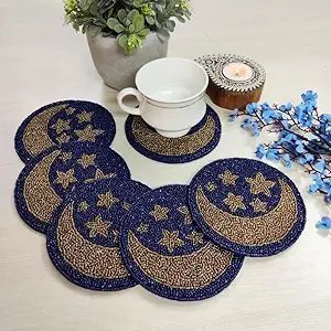 Colección de Posavasos de Cuentas Bordadas de Diseño, Hechos a Mano, de Lujo, con Forma Personalizada, Decorativos para una Vida con Estilo - Product Image 6