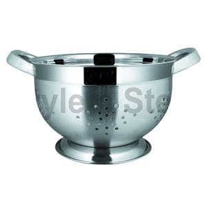 Stainless Steel Food Grade Noodle Strainer Mesh Wire Kitchen Colander Euro Colander With Handle Fruit Colander - Product Image 1