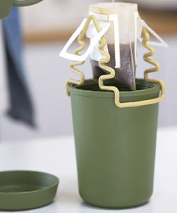 Novelty Reusable Stocked PP Plastic Coffee Drip <b>Bag</b> Rack Mountain Shape Hanging Ear Filter Stand Portable Coffee Holder for Pour - Product Image 4