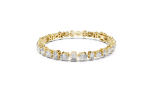 Pulsera de Diamantes de Oro Amarillo de 18K con Certificado IGI de Lord Krishna, Corte Ovalado, 7.71ct, Diamantes Naturales, Diseño de Lujo, Venta al Por Mayor - Product Image 2