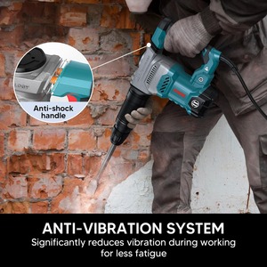 เครื่องเจาะทำลายคอนกรีตแบบใช้แรงกระแทก ขนาดหัวจับ 1-1/8 นิ้ว น้ำหนัก 35 ปอนด์ - Product Image 5